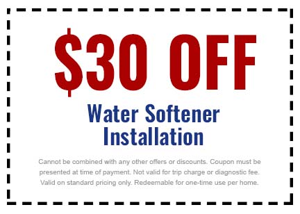 Discounts on Water Softener Installation