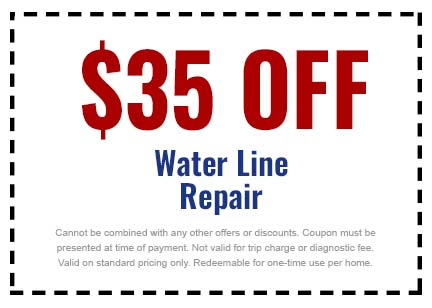 Discounts on Water Line Repair