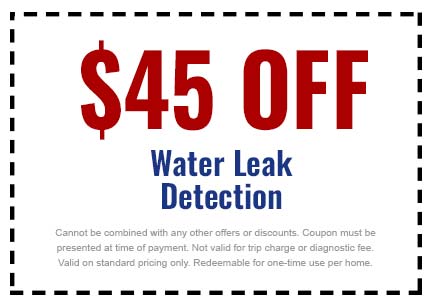 Discounts on Water Leak Detection